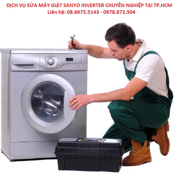Dịch vụ sửa máy giặt Sanyo inverter chuyên nghiêp tại TP.HCM